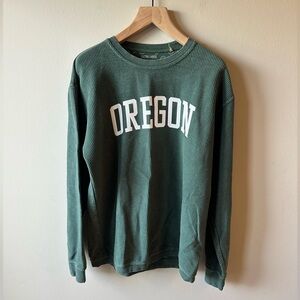 Pressbox Dark Green Oregon Cotton Sweatshirt